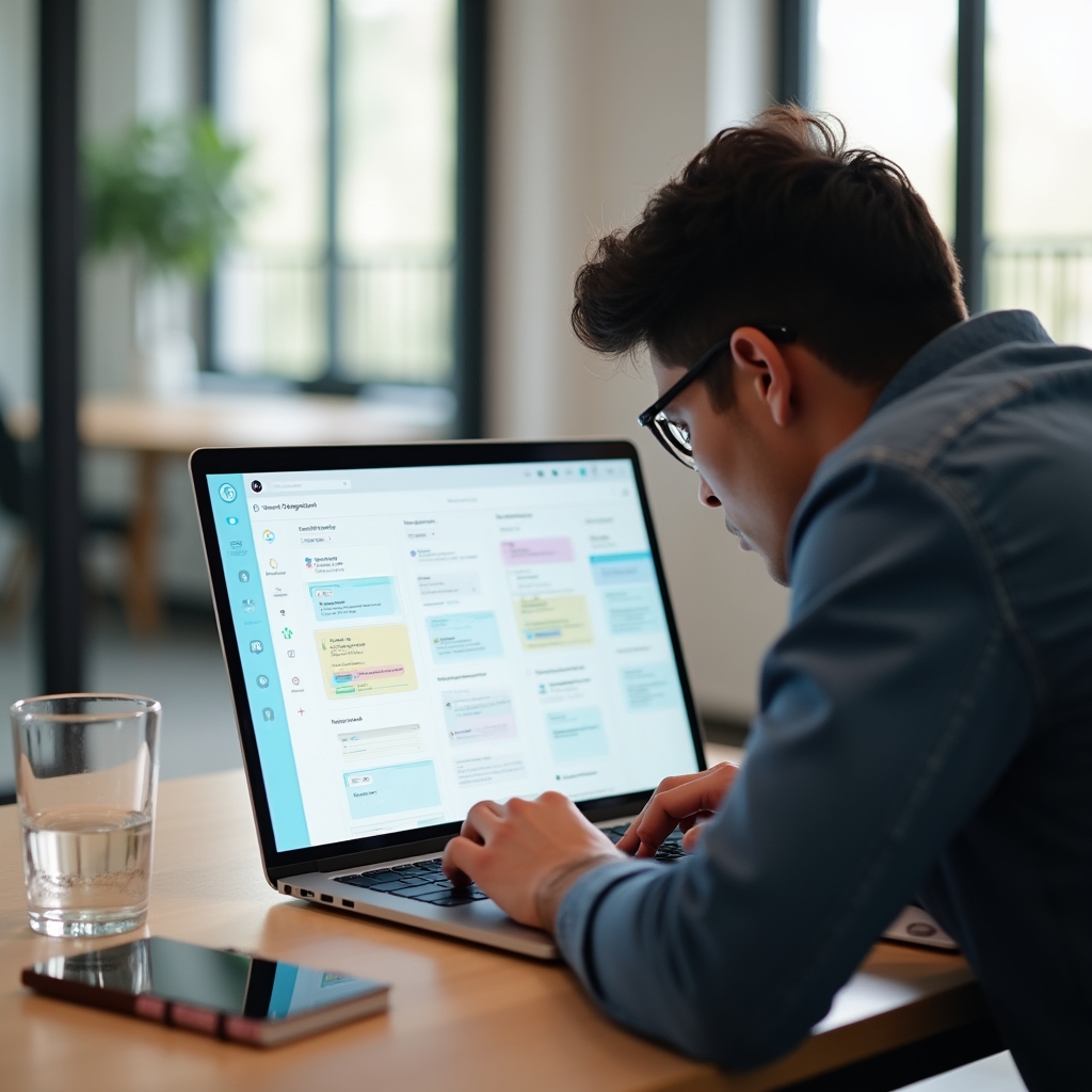 Anteprima dell'interfaccia dello strumento digitale di gestione progetti